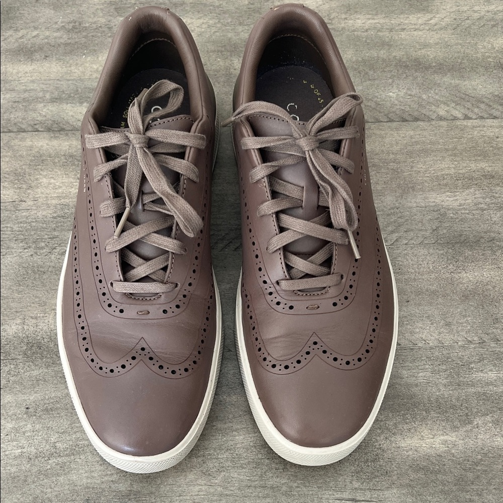 Cole Haan Brown Leather Sneakers